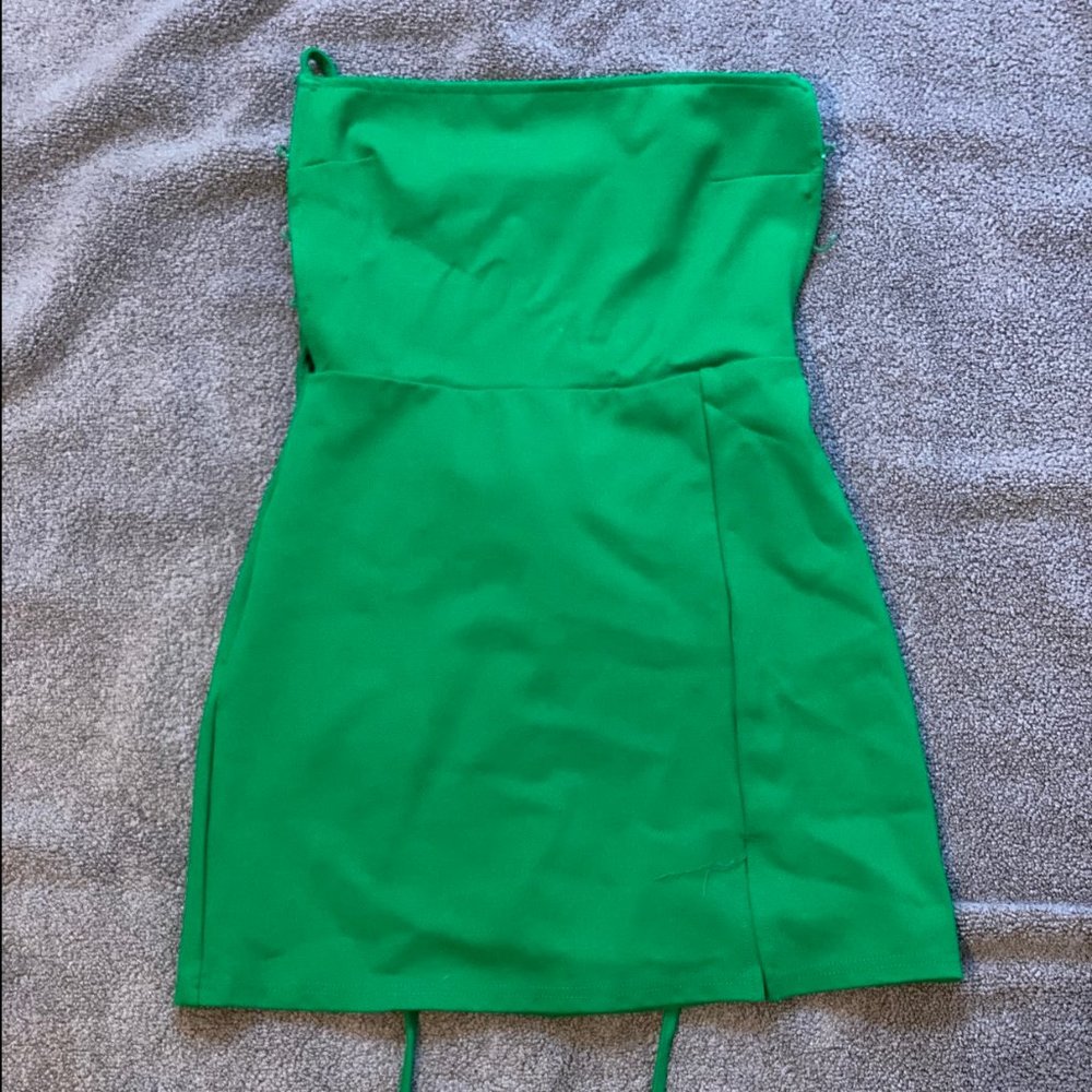 CIDER Green Mini Dress
